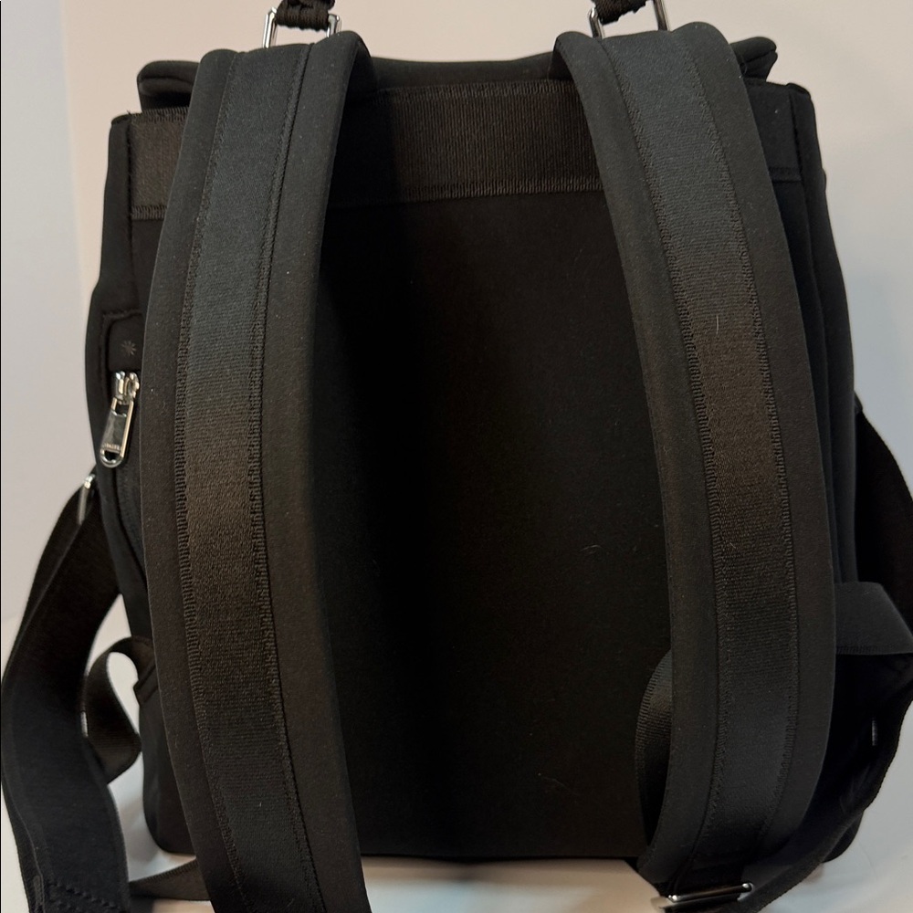 Athleta Black Neoprene Convertible Backpack | Power of She | Travel Gym Bag - Picture 9 of 10